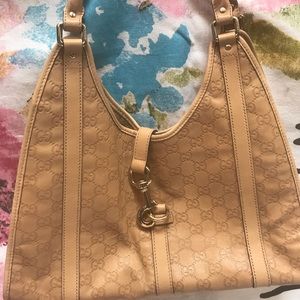 Authentic Gucci leather shoulder bag